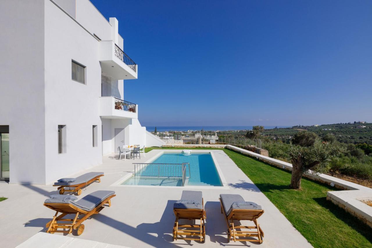 Apartment Tilio - New Apartment With Private Pool 1400M From The Beach Rethymno  Exterior photo