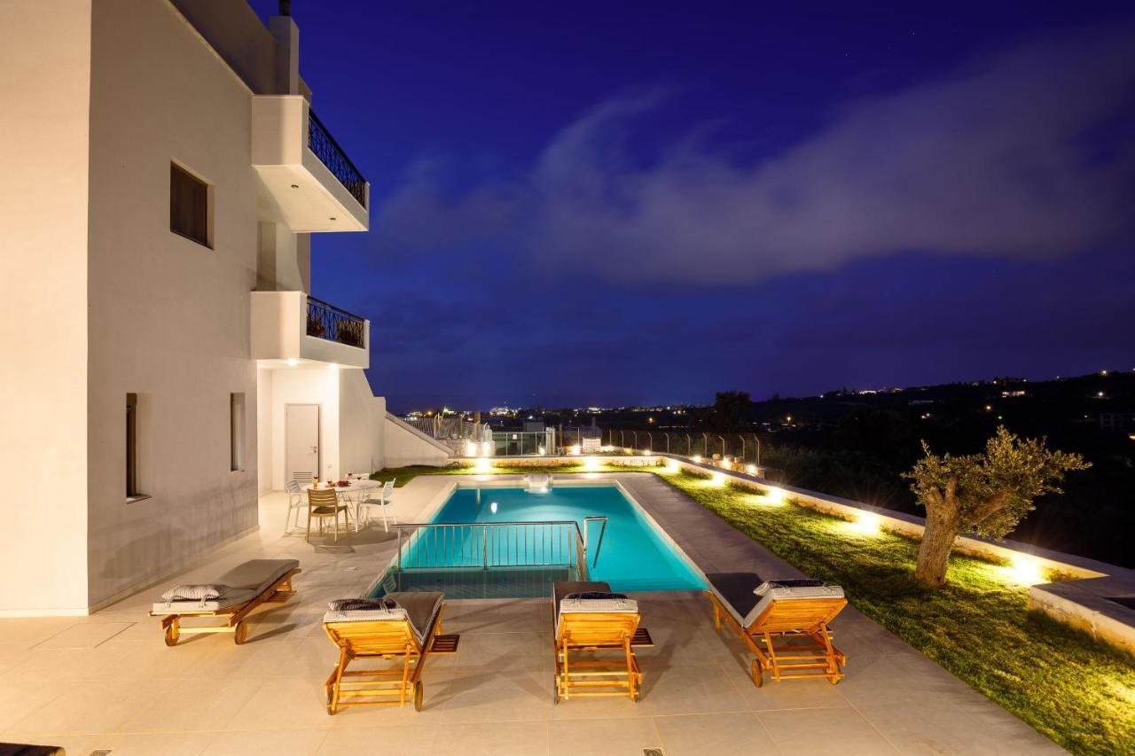 Apartment Tilio - New Apartment With Private Pool 1400M From The Beach Rethymno  Exterior photo